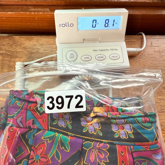 Vintage F.A. CHATTA LTD Multicolor Floral Paisley Maxi Skirt Pleated Cottage Y2K - Picture 9 of 9